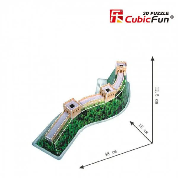 Puzzle 3D CubicFun Great Wall foto