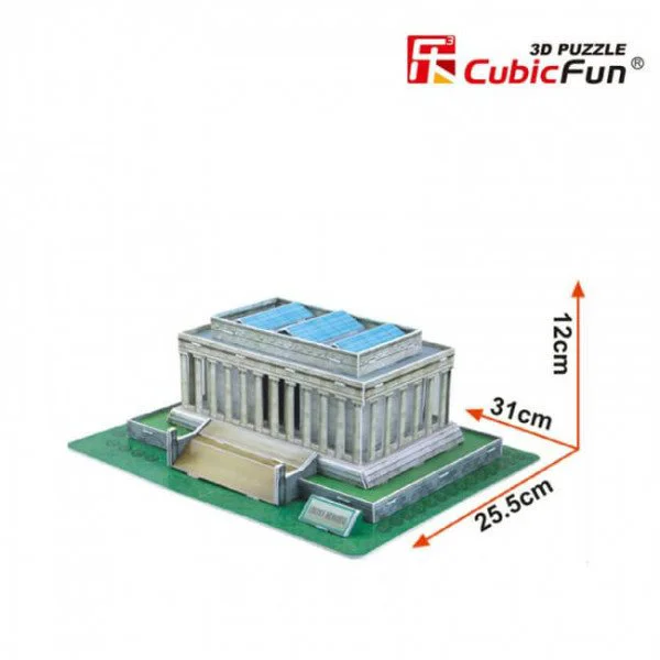 Puzzle 3D CubicFun Lincoin Memorial (U.S.A) foto