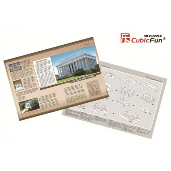 Puzzle 3D CubicFun Lincoin Memorial (U.S.A) foto