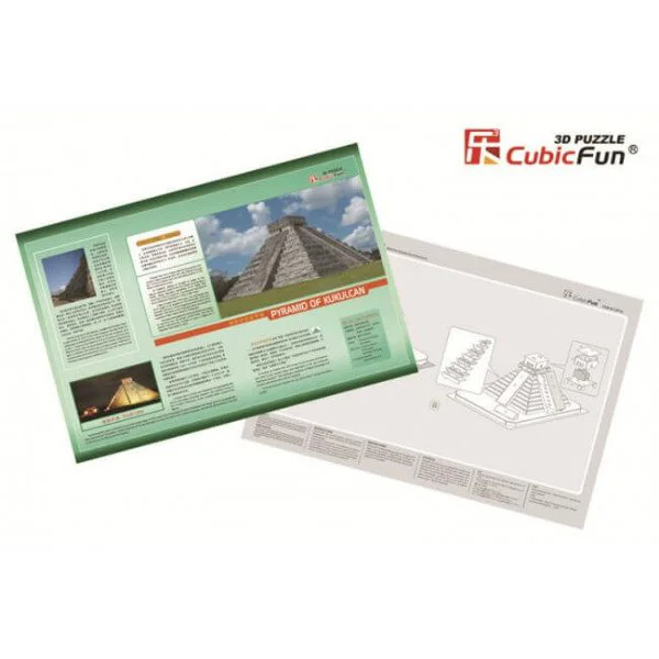 Puzzle 3D CubicFun Maya Pyramid foto
