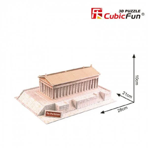 Puzzle 3D CubicFun Parthenon foto