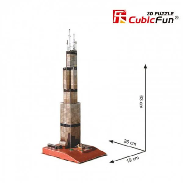 Puzzle 3D CubicFun Sears Tower foto