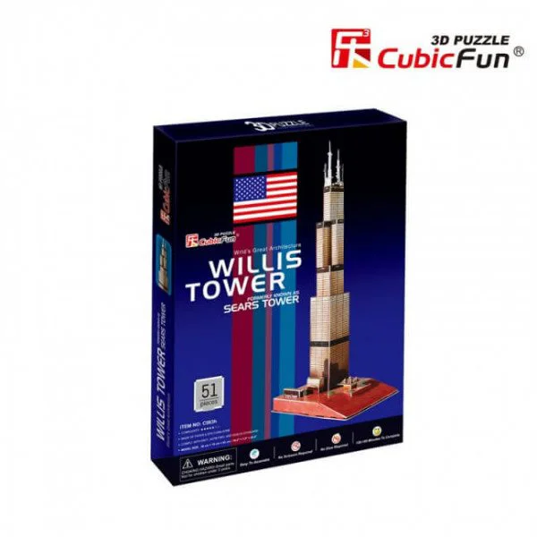 Puzzle 3D CubicFun Sears Tower foto
