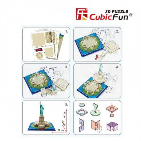 Puzzle 3D CubicFun Statue of Liberty (U.S.A)