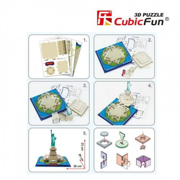 Пазл 3D CubicFun Statue of Liberty (U.S.A)