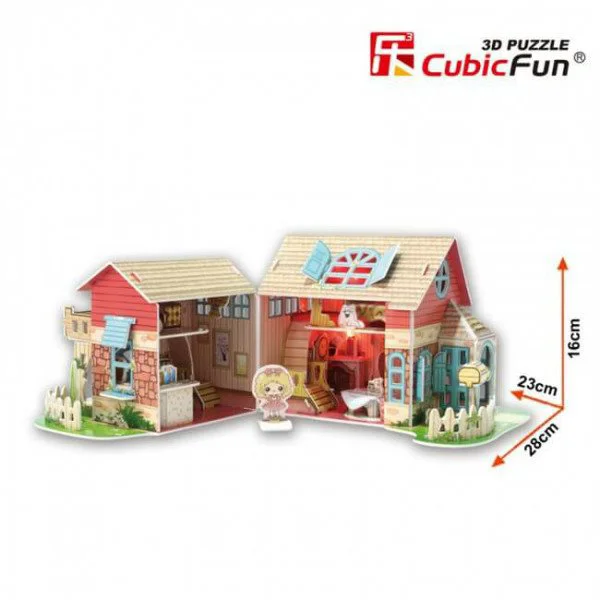 Пазл 3D CubicFun Sweet Villa