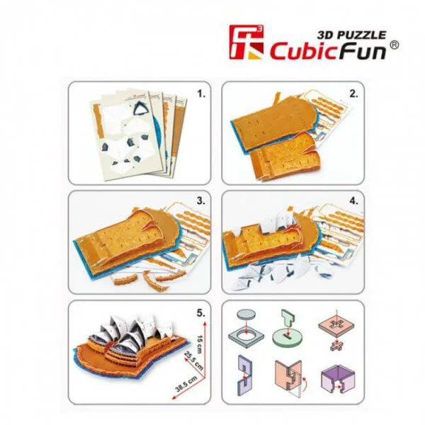 Puzzle 3D CubicFun Sydney Opera house foto