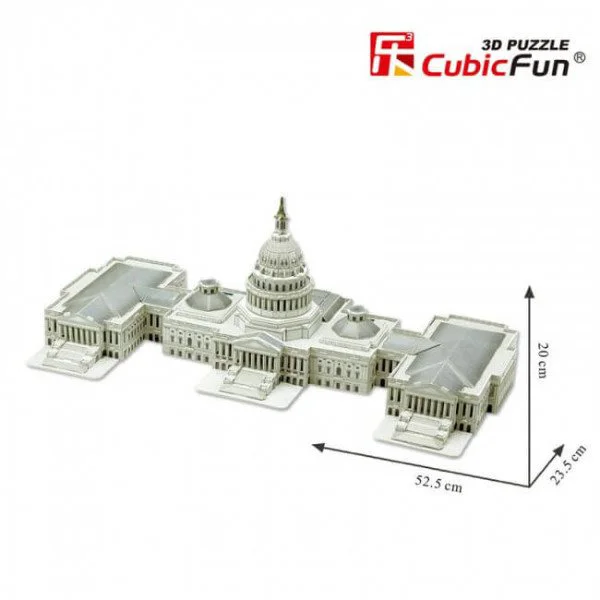 Пазл 3D CubicFun The Capitol Hill