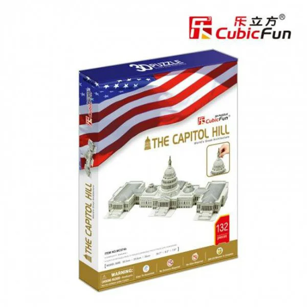 Puzzle 3D CubicFun The Capitol Hill foto