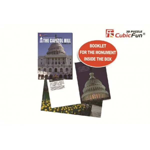 Puzzle 3D CubicFun The Capitol Hill foto