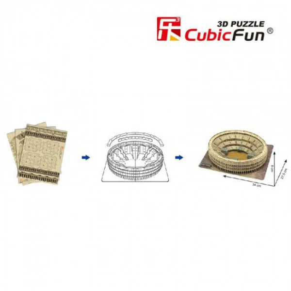 Puzzle 3D CubicFun Colosseum foto