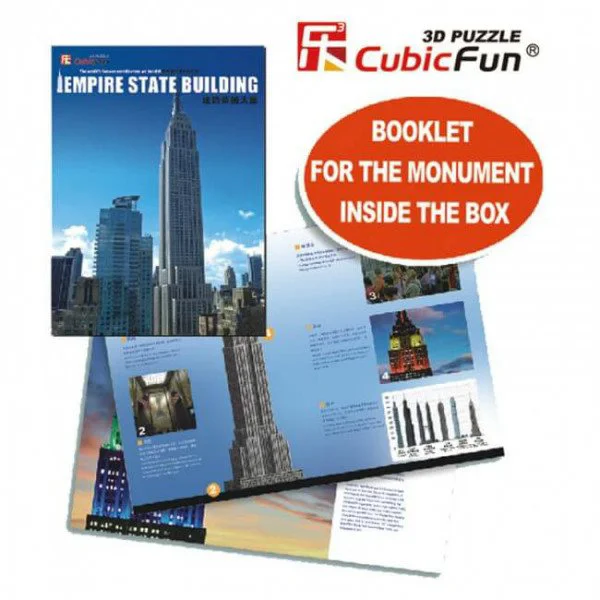 Puzzle 3D CubicFun Empire State Building foto
