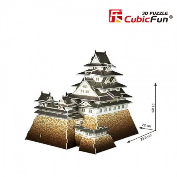 Puzzle 3D CubicFun Himeji-Jo foto