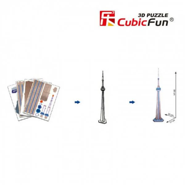 Пазл 3D CubicFun National Tower foto