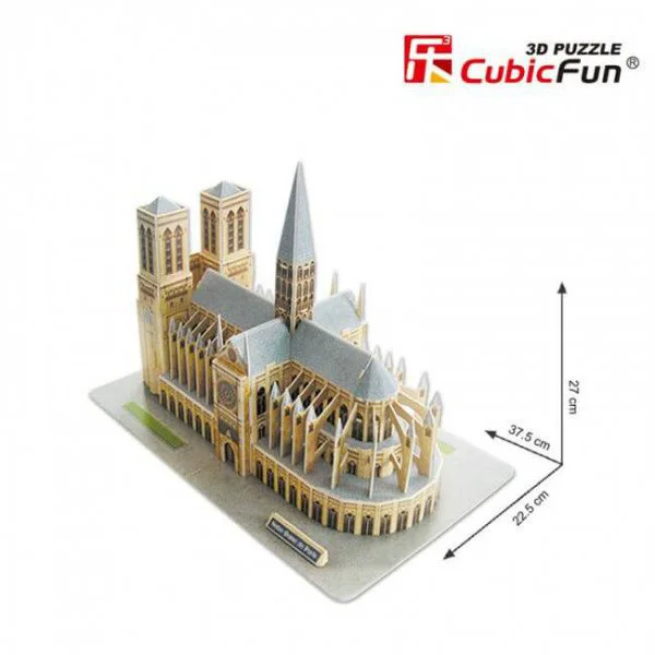 Puzzle 3D CubicFun Notre Dame de Paris foto