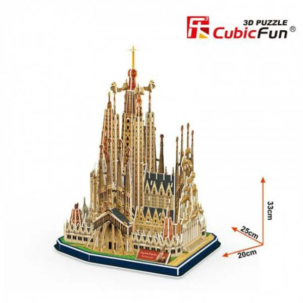 Puzzle 3D CubicFun Sagrada Familia foto
