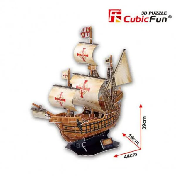 Puzzle 3D CubicFun Santa Maria schooner foto