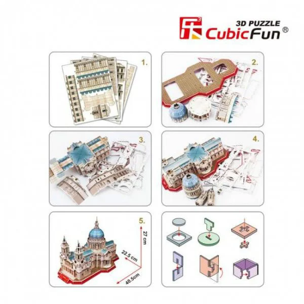 Puzzle 3D CubicFun Saint Paul's Cathedral foto