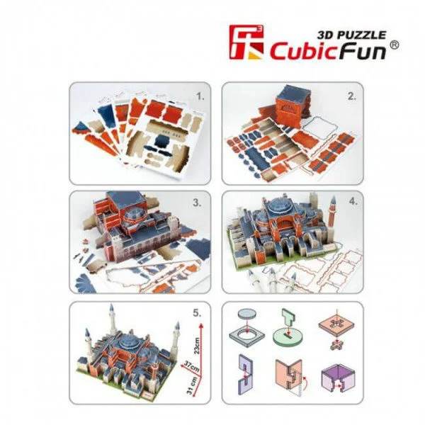 Puzzle 3D CubicFun Hagia Sophia Ayasofya
