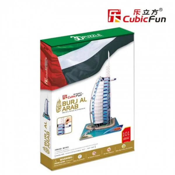 Puzzle 3D CubicFun Burj Al Arab foto