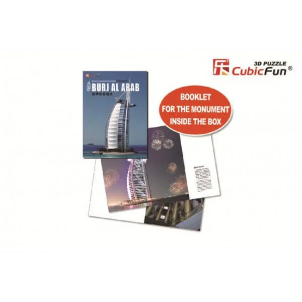 Puzzle 3D CubicFun Burj Al Arab foto