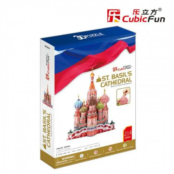Puzzle 3D CubicFun St.Basil's Cathedral foto