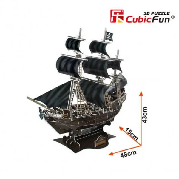 Puzzle 3D CubicFun Queen Anne's Revenge foto