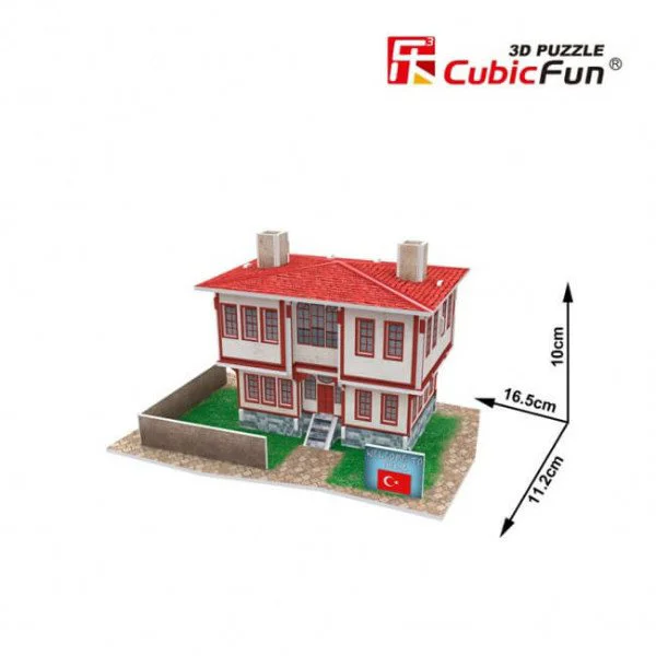 Puzzle 3D CubicFun Turkiye Flavor Folk House 1 T foto