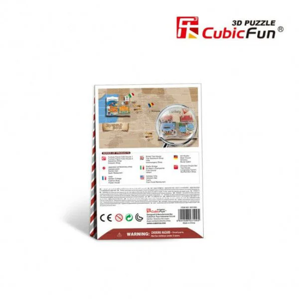 Puzzle 3D CubicFun Turkiye Flavor Folk House 1 T foto