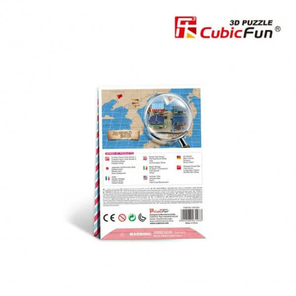 Puzzle 3D CubicFun Ramen Cart J foto