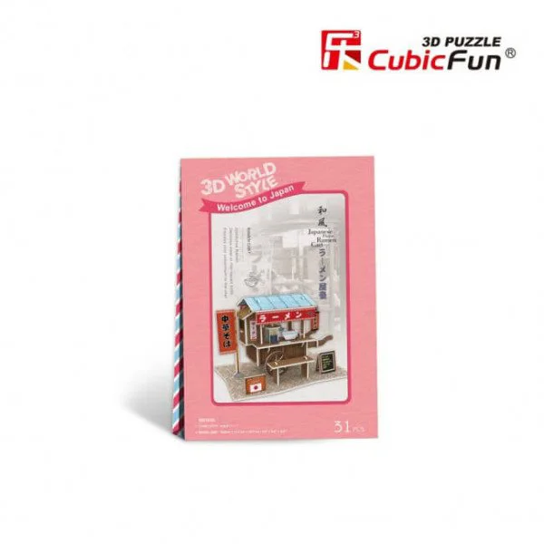 Puzzle 3D CubicFun Ramen Cart J foto