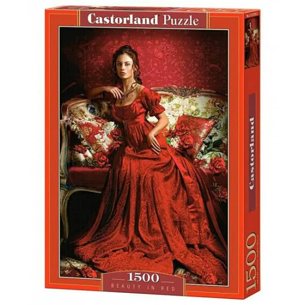 Puzzle Castorland Beauty in Red, 1500 piese foto