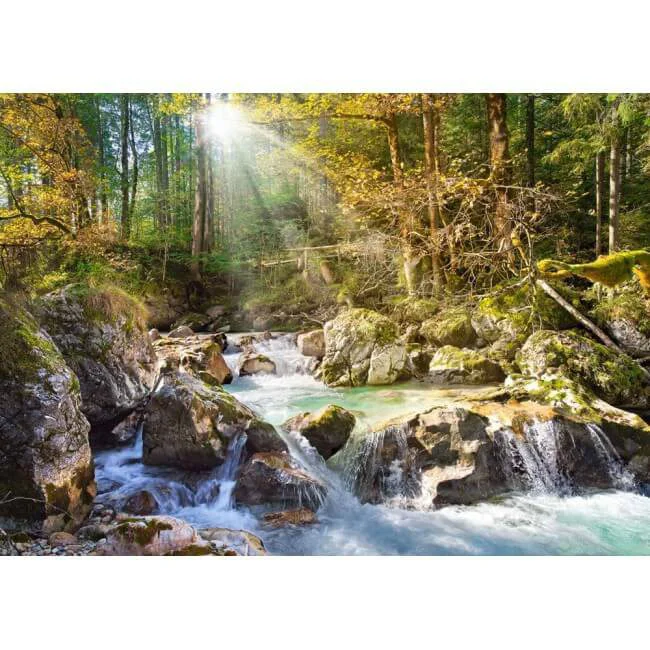 Puzzle Castorland The forest stream, 2000 piese foto