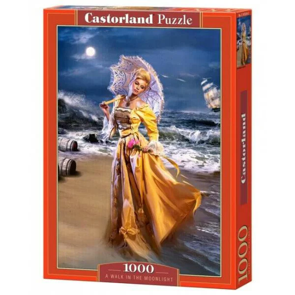 Puzzle Castorland A Walk in the Moonlight, 1000 piese foto
