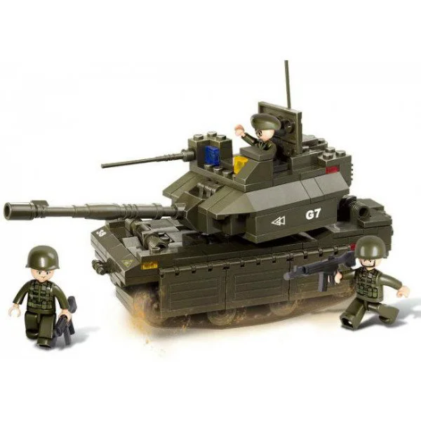 Constructor Sluban Army Armored Corps-M1A2-Abrams foto