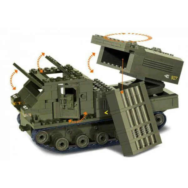 Constructor Sluban Army Land Forces II - Guard Bazooka foto