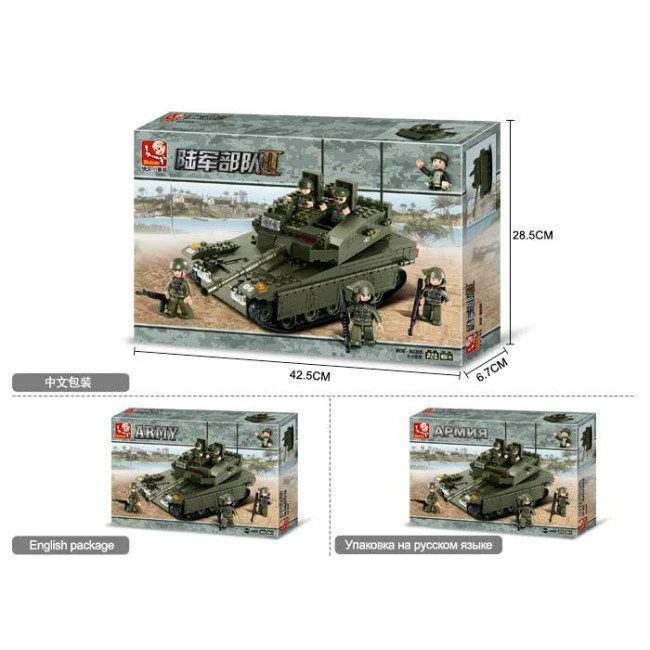 Constructor Sluban Army Land Forces II - Merkava Tank foto
