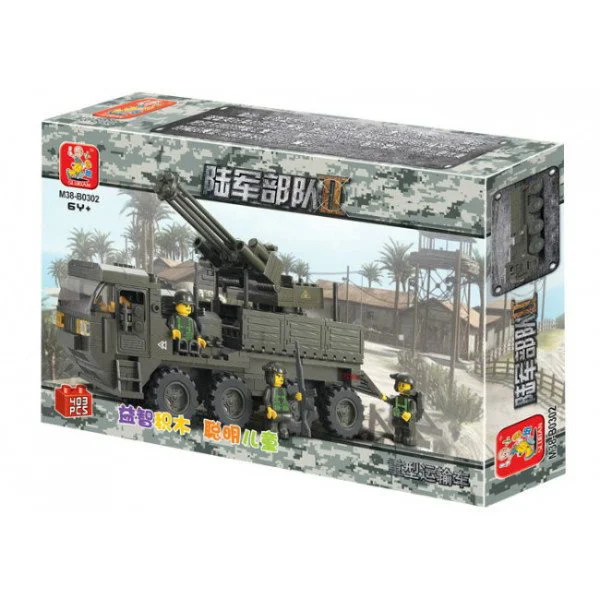 Constructor Sluban Army Land Forces II - Heavy Transporter foto
