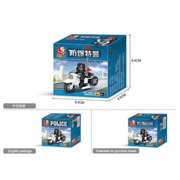 Constructor Sluban Police Anti-Riot Motorcycle foto