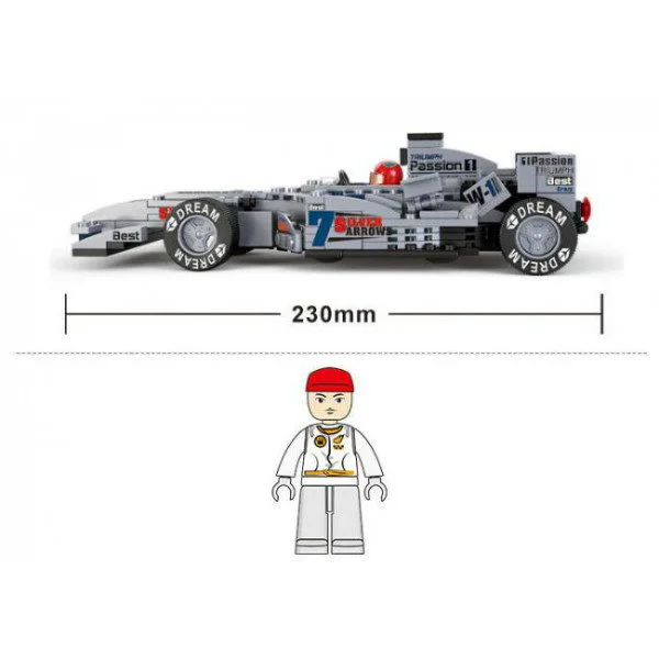 Constructor Sluban Formula F1 "Silver Arrows" Racing Car foto