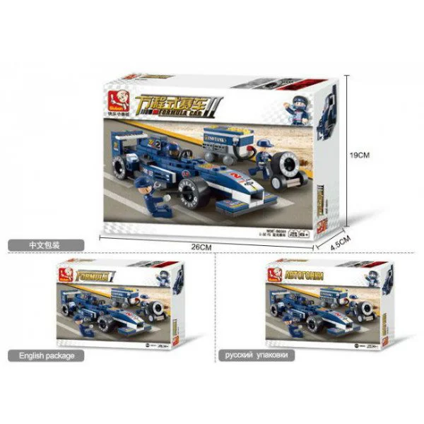 Конструктор Sluban Formula Racing Car "BLUE LIGHTNING" foto