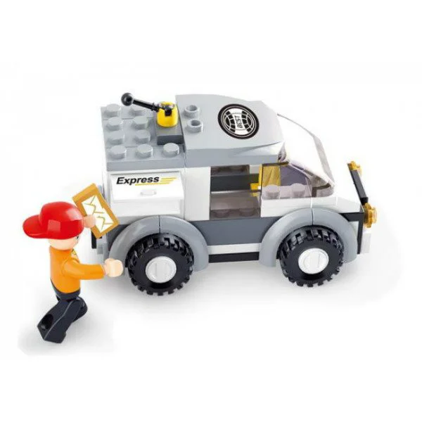Constructor Sluban City Aviation Express Car foto