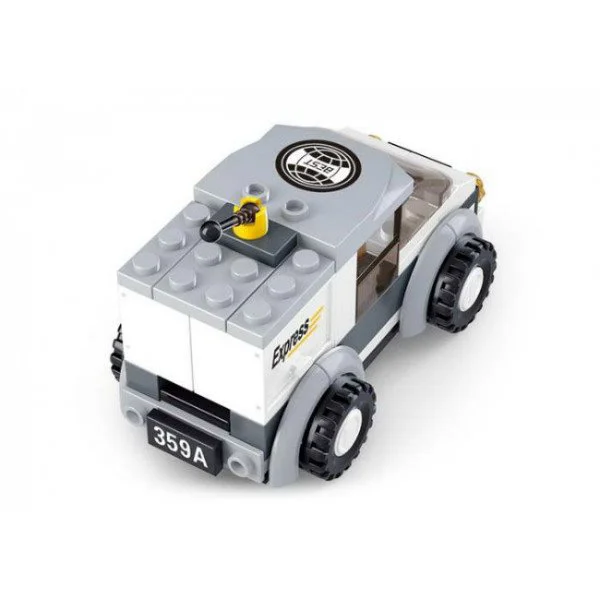 Constructor Sluban City Aviation Express Car foto