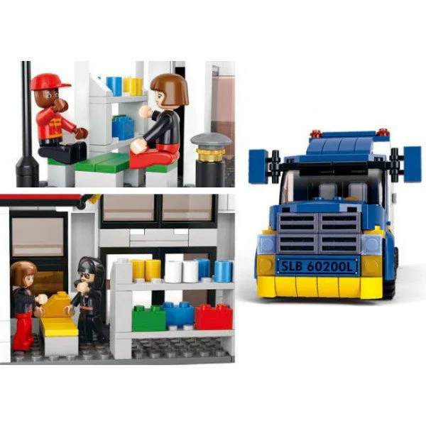 Constructor Sluban City Heavy Duty Van Truck foto