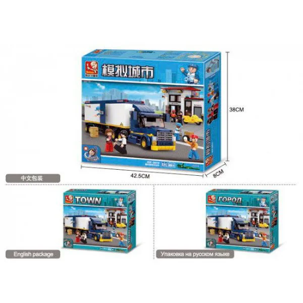 Constructor Sluban City Heavy Duty Van Truck foto