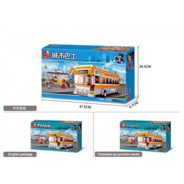 Constructor Sluban City Trolley Bus foto