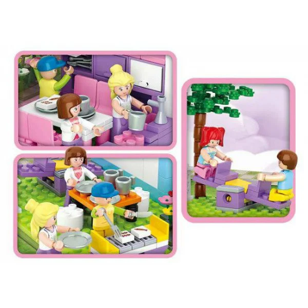 Конструктор Sluban Girl's Dream Family House