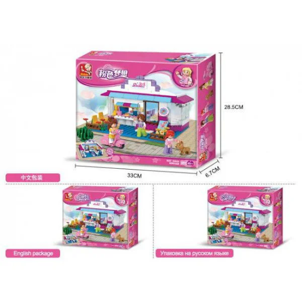 Constructor Sluban Girl's Dream Cafe foto