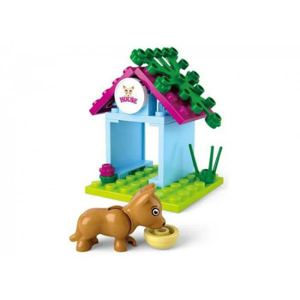 Constructor Sluban Girl's Dream Dog House foto