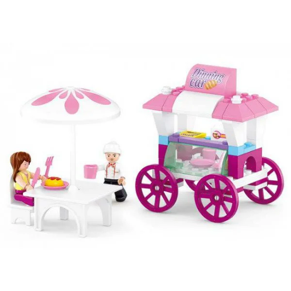 Конструктор Sluban Girl's Dream Food Carriage foto